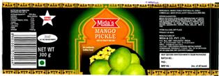 Mida's Mango Pickle Device mark 3024136 Trademark