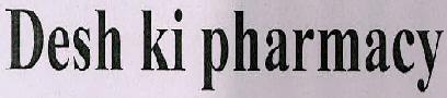 Desh Ki Pharmacy Device mark 3031467 Trademark