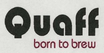 Quaff Born To Brew Device mark 3061152 Trademark