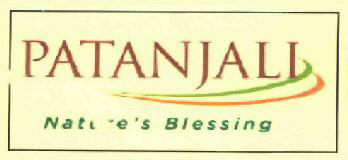 Patanjali Nature's Blessing (logo In English) Device mark 3039164 Trademark