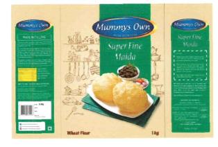 Mummys Own Super Fine Maida (label) Device mark 3059812 Trademark