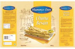 Mummys Own Chana Besan (label) Device mark 3059813 Trademark