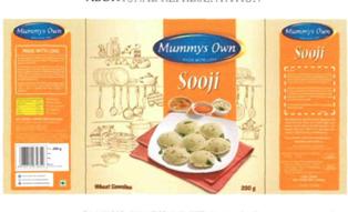 Mummys Own Sooji (label) Device mark 3059814 Trademark