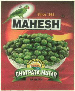 Mahesh Chatpata-matar Device mark 3042165 Trademark