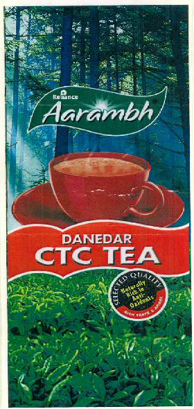 Reliance Aarambh Danedar Ctc Tea Device mark 3041424 Trademark