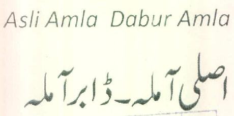 Asli Amla Dabur Amla Device mark 3040864 Trademark