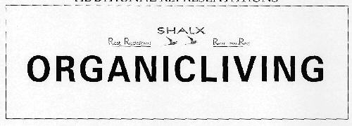 Shalx Organicliving Device mark 3060575 Trademark