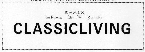 Shalx Classicliving Device mark 3060577 Trademark