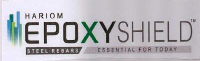 Hariom Epoxyshield Steel Rebars Essential For Today Device mark 3061595 Trademark