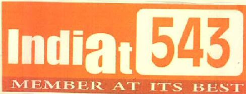 Indiat 543 Member At Its Best Device mark 3040917 Trademark