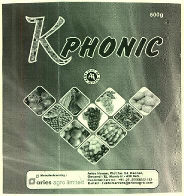 Kphonic Device mark 3049209 Trademark