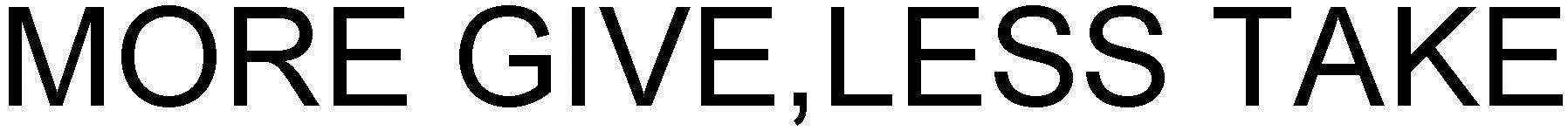More Give, Less Take Device mark 3050271 Trademark