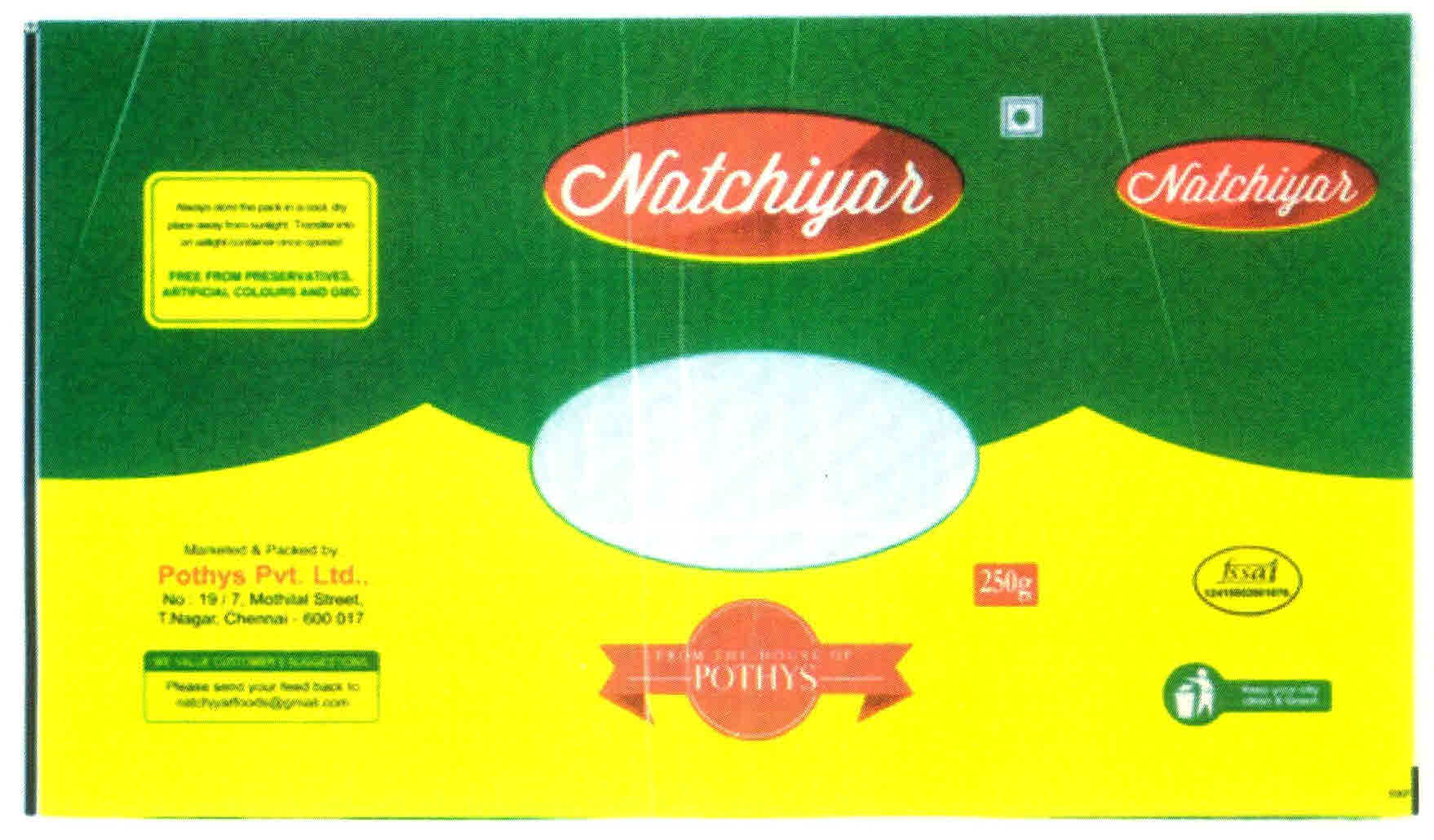 Natchiyar Device mark 3049398 Trademark
