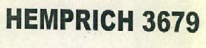 Hemprich 3679 Device mark 3069833 Trademark