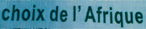 Choix De I`afrique Device mark 3051051 Trademark