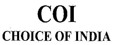 Coi Choice Of India Device mark 3051052 Trademark
