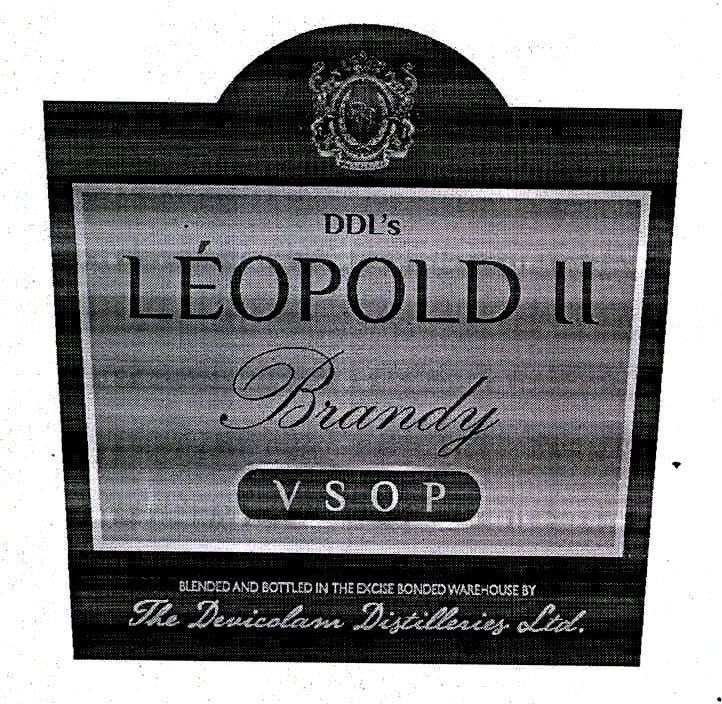 Ddl's Le'opold Ii Brandy Vsop Device mark 3076056 Trademark