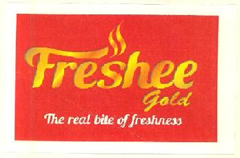 Freshee Gold The Real Bite Of Freshness Device mark 3047823 Trademark