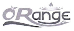Orange With Device Of Water Drop Device mark 3047833 Trademark