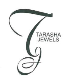 Tarasha Jewels, Tj (monogram) Device mark 3058379 Trademark