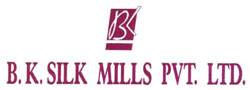 B.k.silk Mills Pvt. Ltd With Bk Logo Device mark 3076936 Trademark