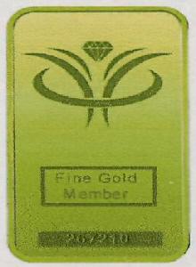 Fine Gold Member Device mark 3058465 Trademark