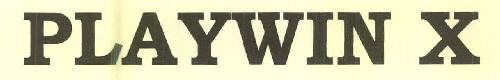 Playwin X Device mark 3058151 Trademark