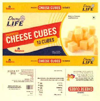 Dairy Life Processed Cheese Cubes Device mark 3054859 Trademark