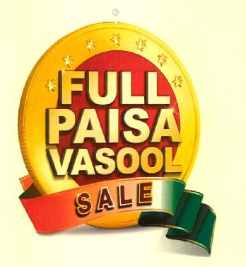 Full Paisa Vasool Sale Device mark 3054865 Trademark
