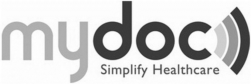 Mydocsimplify Healthcare (with Device) Device mark 3058923 Trademark