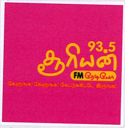 93.5 Suryan Fm Radio Device mark 3056660 Trademark