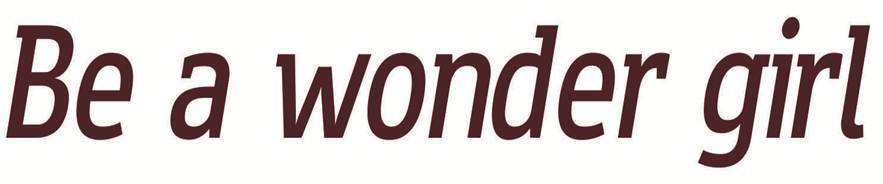 Be A Wonder Girl Device mark 3025110 Trademark
