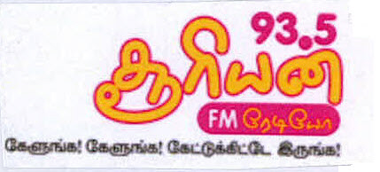 93.5 Suryan Fm Radio Device mark 3056671 Trademark