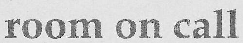 Room On Call Device mark 3064860 Trademark