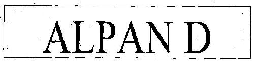 Alpan D Device mark 3064350 Trademark