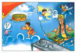 Device Of Boys, Cartoons And Stars Device mark 3083758 Trademark