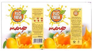 Pil'o Fresh Mango (device) Device mark 3084725 Trademark