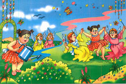 Device Of Girls And Butterflys Device mark 3083763 Trademark