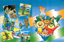 Device Of India Map, Boys, Man And Women Device mark 3083771 Trademark