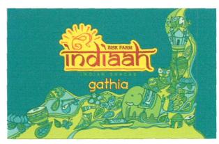 Bisk Farm Indiaah Gathia (label) Device mark 3074562 Trademark