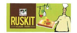 Bisk Farm Ruskit Elachi Rusk (label) Device mark 3074575 Trademark