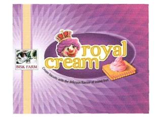 Bisk Farm Royal Cream (label) Device mark 3074582 Trademark