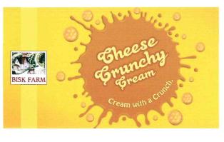 Bisk Farm Cheese Crunchy Cream (label) Device mark 3074589 Trademark