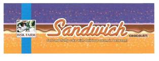 Bisk Farm Sandwich Chocolate (label) Device mark 3074596 Trademark