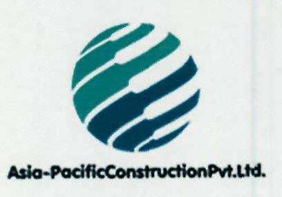 Asia-pacific Construction Pvt. Ltd. Device mark 3072051 Trademark