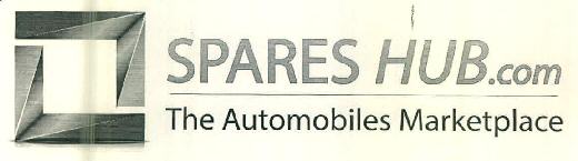 Spares Hub.com The Automobiles Marketplace Device mark 3092131 Trademark