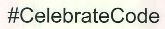 #celebratecode Device mark 3070746 Trademark
