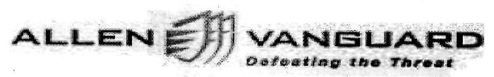 Allen Vanguard Device mark 3079826 Trademark