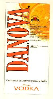 Danova Orange Vodka Device mark 3081872 Trademark