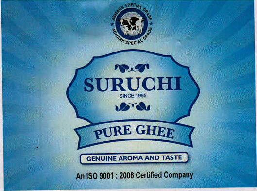 Suruchi Pure Ghee (with Device) Device mark 3080433 Trademark